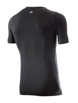 Koszulka termoaktywna z krótkim rękawem SIXS Windshell 2.0 całoroczna czarna unisex