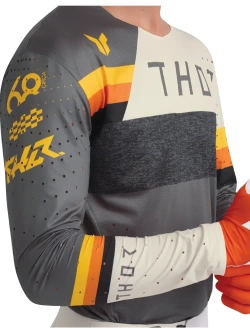Bluza enduro Thor Sportmode League szaro-biała