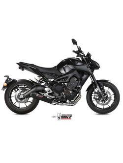 Pełny układ wydechowy (Oval) MIVV do Yamaha MT-09 / FZ-09 (13-20) carbon