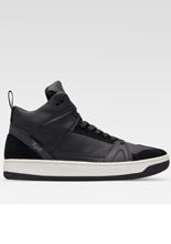 Buty motocyklowe XPD Moto-1 Leather Sneakers czarno-białe