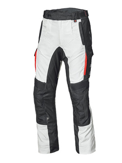 Spodnie motocyklowe tekstylne Held Torno Evo szaro-biało-czerwone