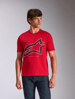 Koszulka z krótkim rękawem Alpinestars Authority CSF czerwona