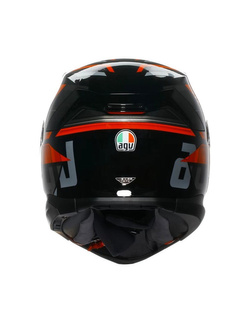 Kask integralny AGV K7 Taurax czarno-czerwony