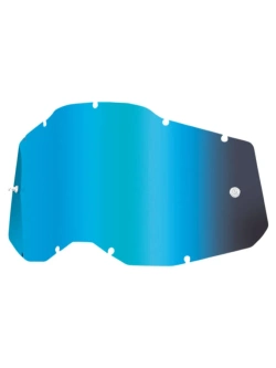 Szybka do gogli dziecięcych 100% Accuri 2 Junior i Strata 2 Junior lustrzana niebieska
