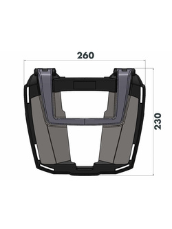Stelaż centralny EasyRack Hepco&Becker Triumph Speed Triple [08-10]