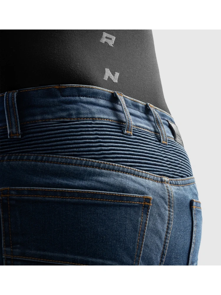 Jeansy motocyklowe Rebelhorn Eagle 4 Regular Fit niebieskie