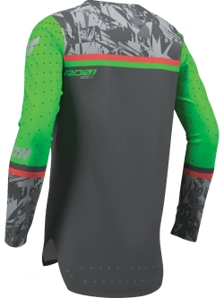 Bluza enduro dziecięca Thor Sportmode Punkd szaro-zielona