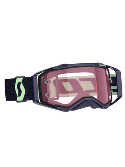 Gogle motocyklowe Scott Prospect Amplifier z różową szybą fioletowo-zielone