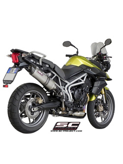 Tłumik owalny (Wysoka pozycja) SC-Project do Triumph TIGER 800 [10-14] / 800 XC [10-16]