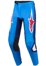 Spodnie cross Alpinestars MX Fluid Grid czarno-niebiesko-czerwone