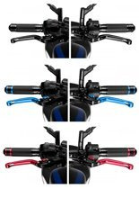 Zestaw regulowanych klamek standardowych z zawiasem PUIG do Aprilia Dorsoduro 900 (17-21)