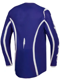 Bluza cross dziecięca Alpinestars MX Fluid Apex V2 biało-niebieska