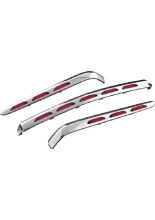 Zestaw listw ozdobnych z oświetleniem LED bagażnika Kuryakyn Honda GL 1800 Goldwing (01-10) srebrne