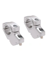 Podwyższenie kierownicy Hepco&Becker Honda VFR 1200 X Crosstourer (12-20) [30 mm w górę, 21 mm w tył] srebrne