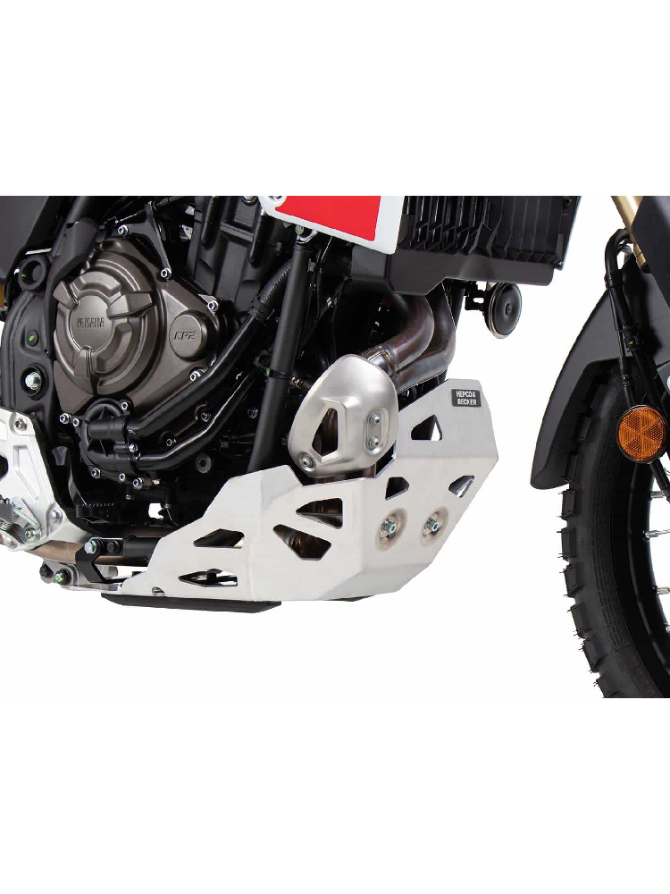 Osłona silnika / płyta pod silnik Hepco&Becker Yamaha Tenere 700/Rally (21-24) srebrna
