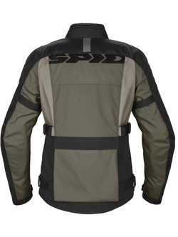 Kurtka motocyklowa tekstylna Spidi RW H2Out czarno-szaro-zielona
