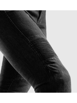 Jeansy motocyklowe damskie Rebelhorn Agness 2 Mono czarne