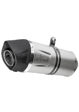 Tłumik motocyklowy LeoVince LV One Evo [Slip-On, Stal nierdzewna + Carbon] do Hondy CB 750 Hornet (23-) srebrny