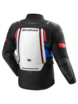 Kurtka motocyklowa tekstylna Shima Dune 2.0 G2 czarno-biało-niebieska