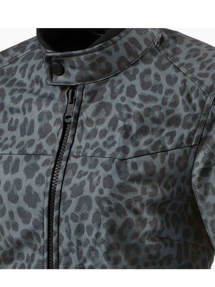 Kurtka motocyklowa damska tekstylna REV’IT! Shade H2O szara panterka
