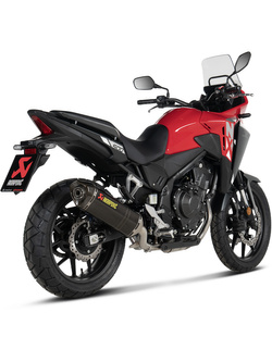 Tłumik motocyklowy Akrapović Slip-On Line Honda CB 400 X/ 500 X (16-19)/ CBR 400/ 500 R (16-19) [włókno węglowe] czarny