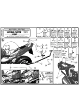 Stelaż pod kufer centralny Monokey, Monolock Kappa Honda CB 600 F Hornet (03-06) [bez płyty montażowej]