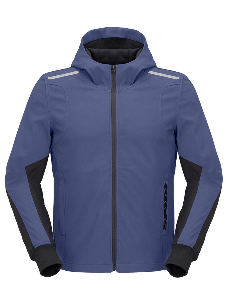 Bluza motocyklowa Spidi Hoodie Armor Light niebiesko-czarna