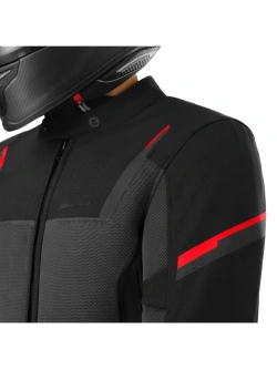 Kurtka motocyklowa tekstylna Shima Rush 3.0 Air G2 szaro-czerwona