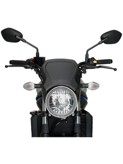 Owiewka PUIG Retroplate do Husqvarna, Indian, Kawasaki, Suzuki, Triumph, Yamaha (wybrana modele) czarny