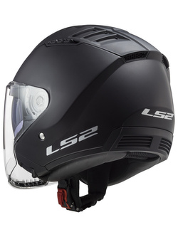 Kask otwarty LS2 OF600 Copter II Solid czarny matowy
