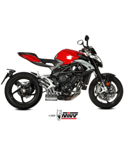 Tłumik motocyklowy Slip-On Line (Speed Edge) MIVV do MV Agusta Brutale 800 RR (17-20) srebrny