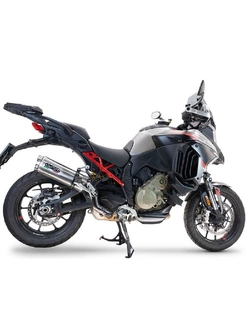 Tłumik motocyklowy G.P.R Dual Inox Ducati Multistrada V4 Rally (23-24) stalowy [z homologacją]