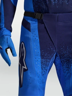 Spodnie cross Alpinestars MX Techstar Swan niebieskie