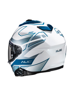 Kask integralny HJC i71 Iorix niebiesko-srebrny