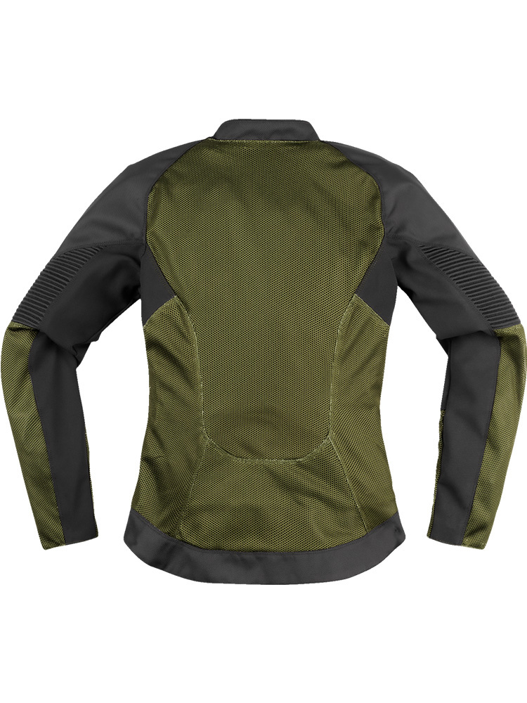 Kurtka motocyklowa damska tekstylna Icon Overlord 3 Mesh zielona