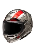 Kask szczękowy HJC F100 Ant-Man Marvel srebrno-czerwony
