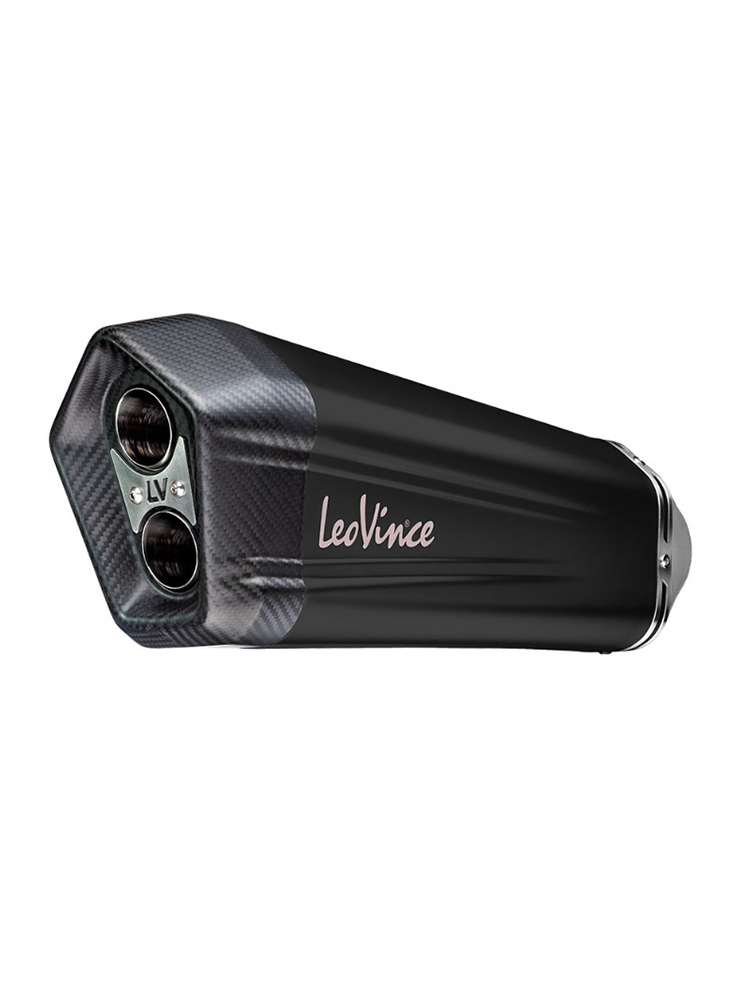 Tłumik motocyklowy LeoVince LV-12 Black Edition [Slip-On, Black Stainless Steel] do Honda NT 1100 (22-24)