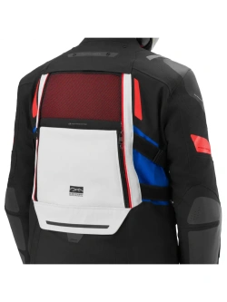 Kurtka motocyklowa tekstylna Shima Dune 2.0 G2 czarno-biało-niebieska