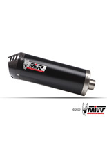 Pełny układ wydechowy (Oval) MIVV do Yamaha T-Max 560 (22-) czarny