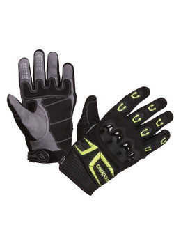 Rękawice motocyklowe Modeka MX Top czarno-neonowe