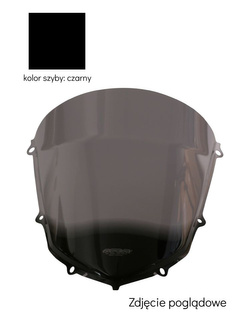 Szyba motocyklowa MRA Touring "T" Kawasaki ZX 10 R (04-05) / Z 750 S (05-13) czarna