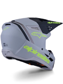 Kask enduro Alpinestars SM3 Radium szaro-czarny-fluo