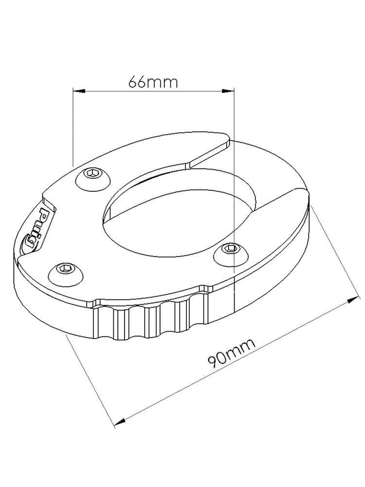 Poszerzenie stopki bocznej Puig do BMW F800GS (13-21)/ Adventure (13-23)