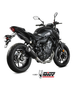 Pełny układ wydechowy (GP Pro) MIVV do Yamaha MT-07 / FZ-07 (21-) carbon