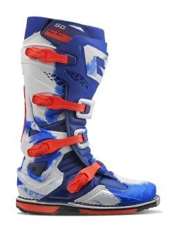 Buty enduro Gaerne SG-22 niebiesko-pomarańczowo-białe
