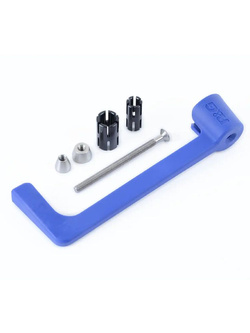 Osłona dźwigni hamulca/ sprzęgła R&G do Kawasaki ZX-6R (05-24)/ ZX-10R (06-20) niebieska 