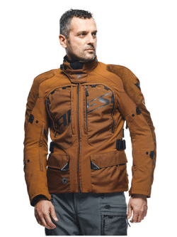 Kurtka motocyklowa tekstylna Dainese Springbok 3L AbsoluteShell brązowo-czarna