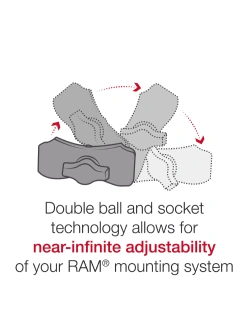 Uchwyt na telefon RAM Quick-Grip z mocowaniem Tough-Strap