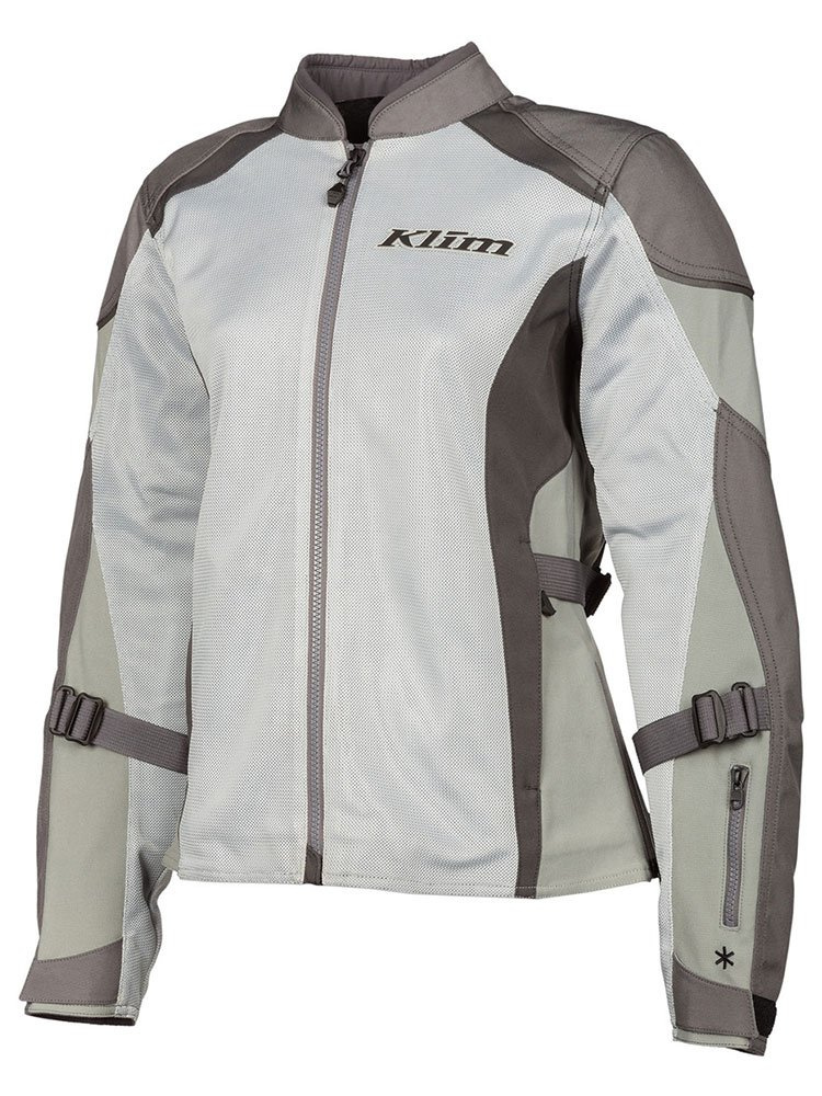 Kurtka motocyklowa damska tekstylna Klim Avalon szara