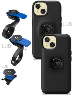 Zestaw rowerowy: etui na telefon iPhone 15 oraz mocowanie Quad Lock